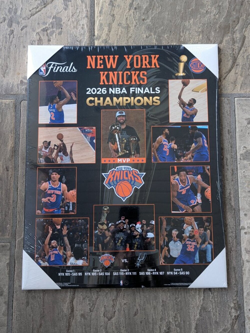 New York Nicks 2026 Champions Poster-Plaque - Picture 2 of 6